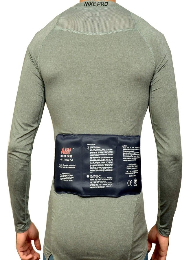 AMI THERA EASE Hot & Cold Gel Pack Large.CE ISO certified with attached Elastic Straps for Relieving Pain - Image 2