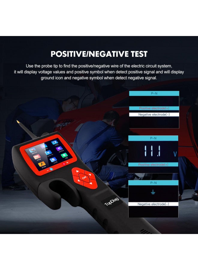 TopDiag Topdiag P200 Power Circuit Probe Kit - Advanced Automotive Electrical System Multimeter, Oscilloscope, Automotive Circuit Tester, Fuel Injector Activator, Short Circuit Finder - 9~30V - Image 2