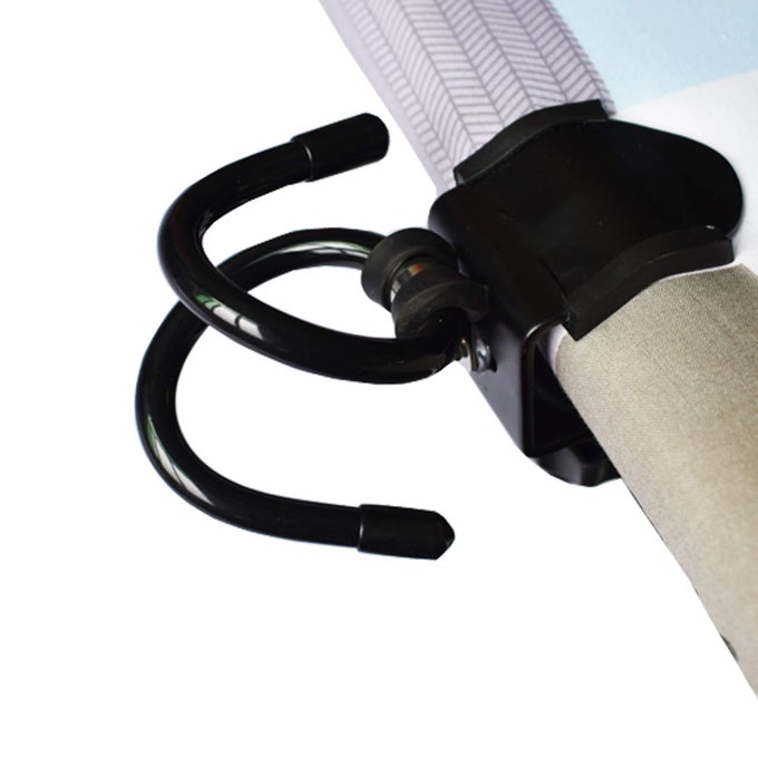 STEAM IRON CORD HOLDER CORD MINDER WITH UNIVERSAL CLIP BLACK