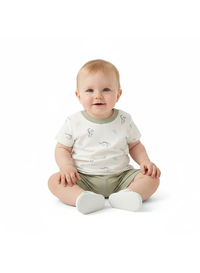 Bambimici Baby Boy Summer T-Shirt Classic & Shorts Set – 2-Piece Casual Outfit