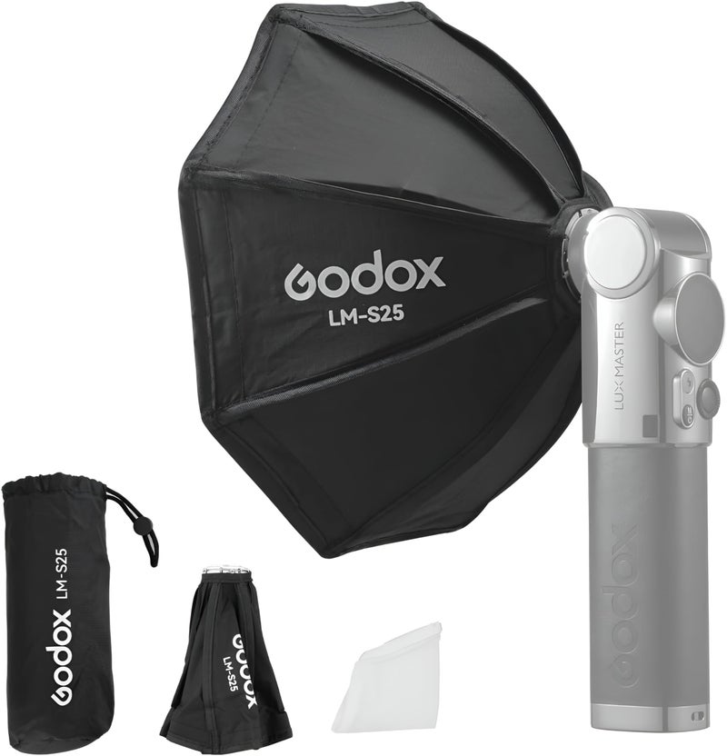 Godox صندوق ضوء غودوكس LM-S25 أوكتا لكاميرا فلاش غودوكس لوكس ماستر - Image 5