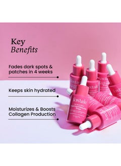 foxtale 3% Tranexamic Acid & Peptide Serum For Pigmentation Reduces Marks & Hyperpigmentation Fades Dark Spots Brightens And Evens Out Skin Tone All Skin Types Men And Women 30 Ml  - Image 2