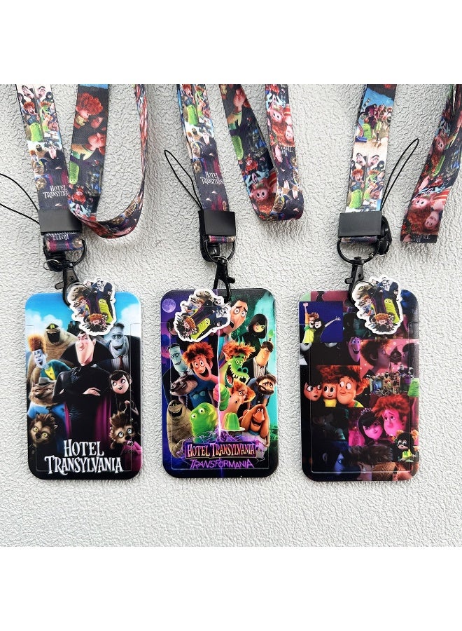 NIBEMINENT 1 - Piece Elf Hotel Kpop Photo Card Holder Pendant Key Chain ID Badge Holder ID Card Holder Photo Card Protector for School ID Office ID Access Card for Women Girls - Image 2