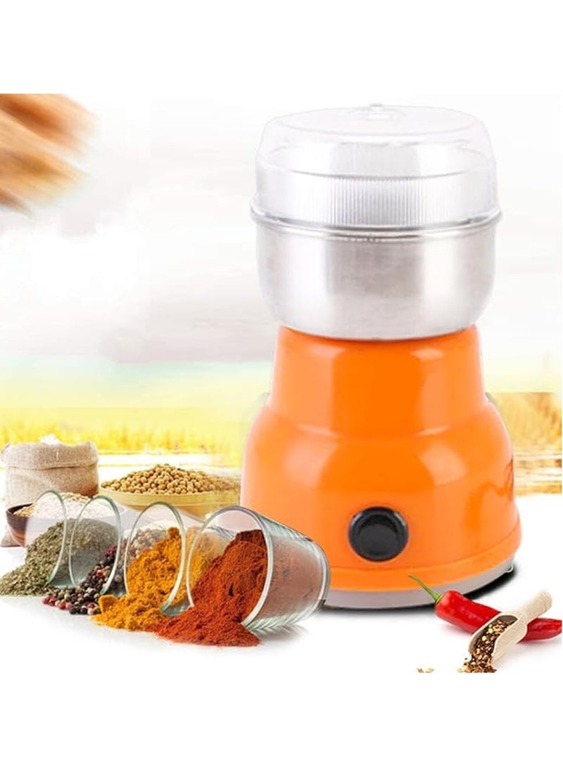Electric Coffee Grinder With Stainless Steel Blades, Capacity 300 Watts, Capacity 200 ML For Coffee And Spices  - Image 3