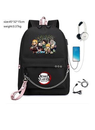 Demon Slayer Campus Oxford High Quality Anime Schoolbag Boys and Girls Junior High School Students Large Capacity Primary School Students Backpack High School - pzsku/Z110F48BD4B4C56215409Z/45/_/1726047698/4c3d7a1b-3565-4753-a7bc-c07a0bc7cadd