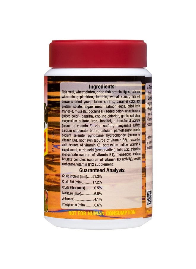 أويشن نيوتريشن - رقائق طعام الأسماك من Ocean Nutrition - طعام أسماك السيشليد، رقائق أسماك عالية البروتين، رقائق أسماك استوائية، طعام مثالي لأسماك السيشليد مثل سمك الملاك، وسمك الكريبنسيس، والمزيد، صنع في الولايات المتحدة الأمريكية، 5.5 أونصة (154 جم) - Image 1