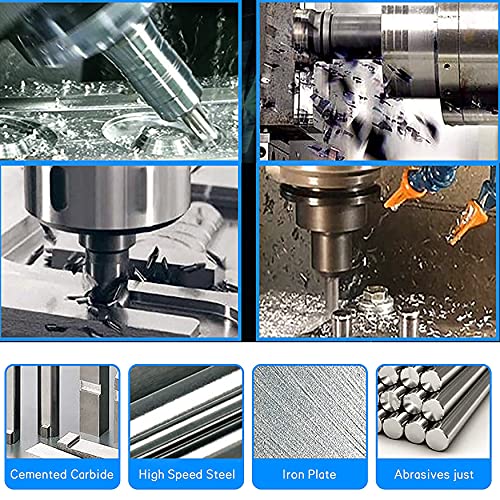 KEWAYO 7-Piece Center Drill Bit Set - M2 HSS 60° Countersink Tools (1.0-5.0mm) for Lathe & Metalworking, High Speed Steel Center Drills with Protective Case - Image 2