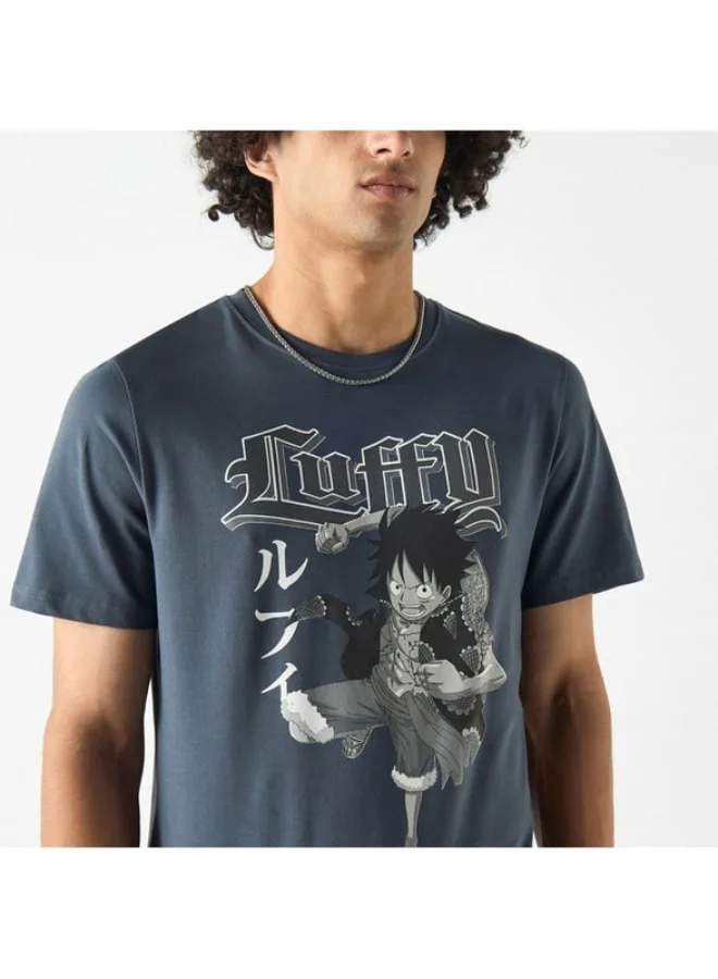 SP Characters Graphic Print T-shirt with Short Sleeves