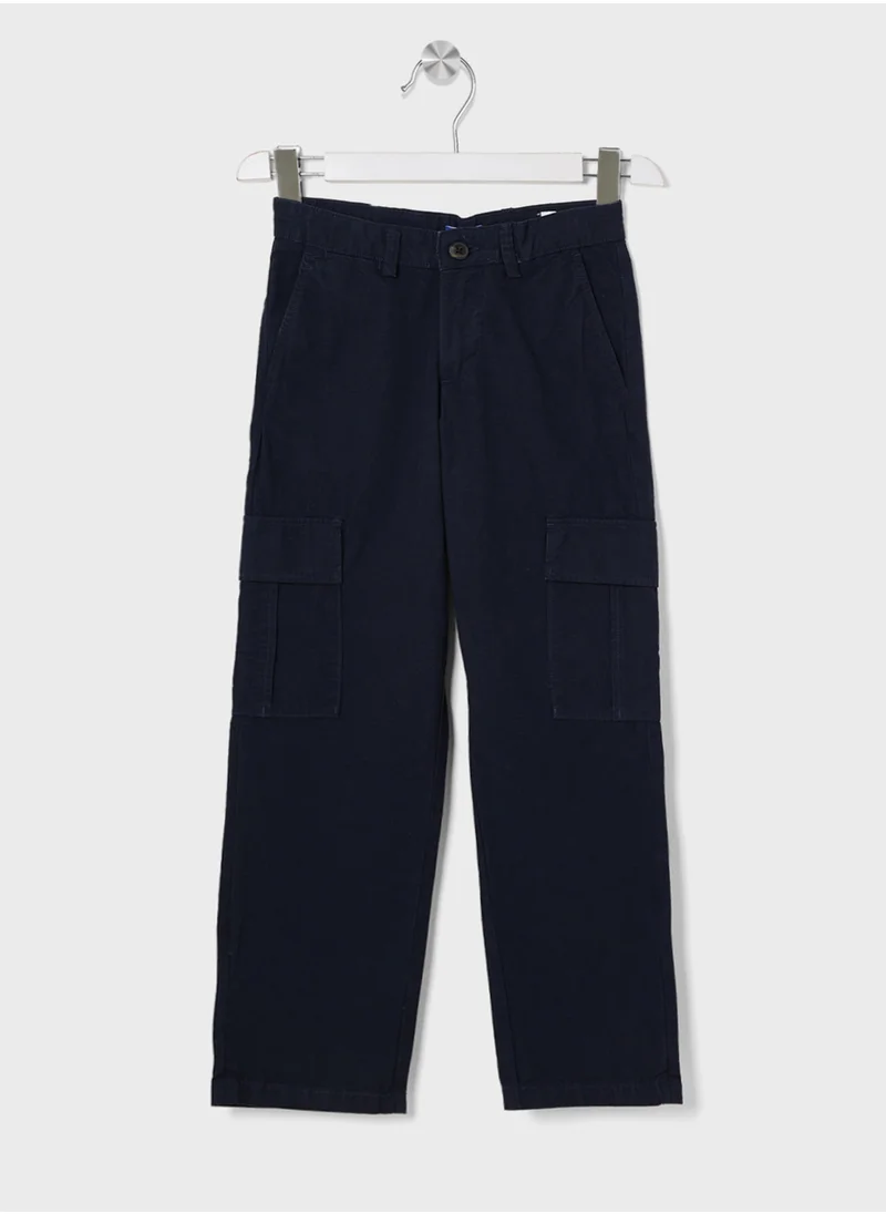 جاك وجونز جونيور Kids Jpstbill Jjfctry Opt2 Styd Cargo Pants