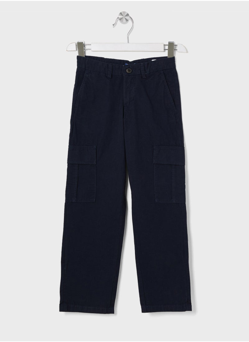 Jack & Jones Junior Kids Jpstbill Jjfctry Opt2 Styd Cargo Pants  - Image 1