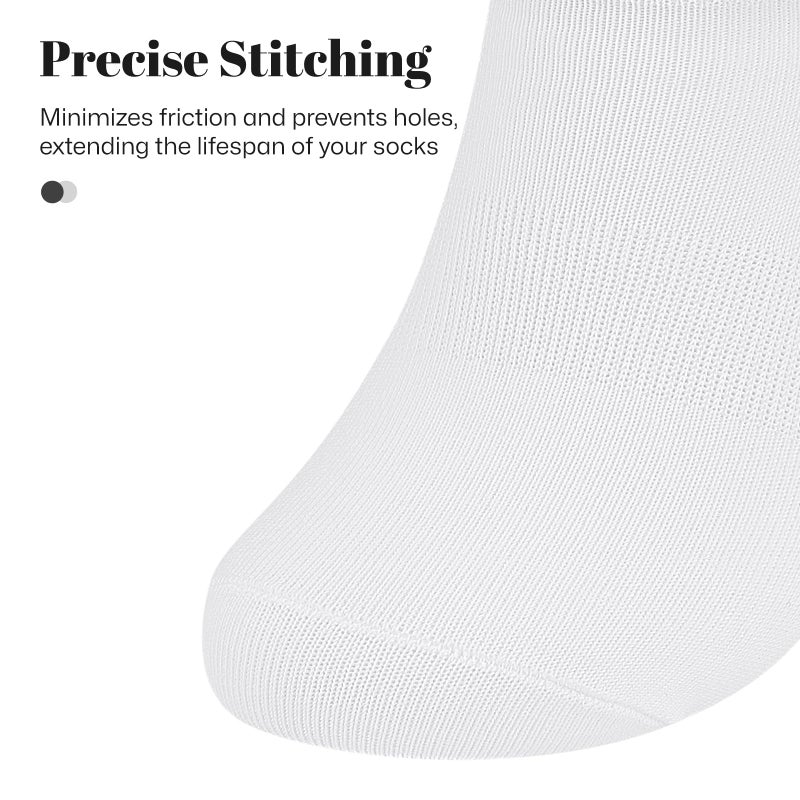 wernies Low No Show Short Socks Women Thin Non Slip Invisible Loafer Ankle Low Cut Socks 8 pairs mix of color - Image 5