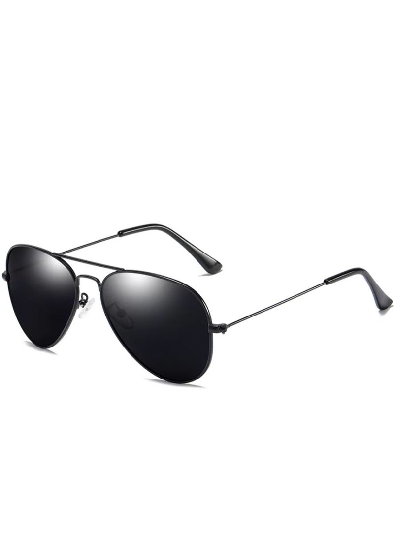 Classic Aviator Pilot Polarized UV400 TAC Lens, GunMetal Frame Men Women Unisex Design, Outdoor, Travel, Driving Sunglasses, Lens with Reflective Mirror Effect - Image 2