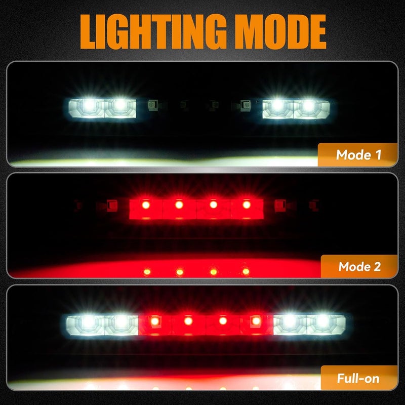 Cxdar Third Brake Light LED for 1997-2007 Dodge Dakota - Waterproof High Mount Rear Brake Light Assembly - Image 2