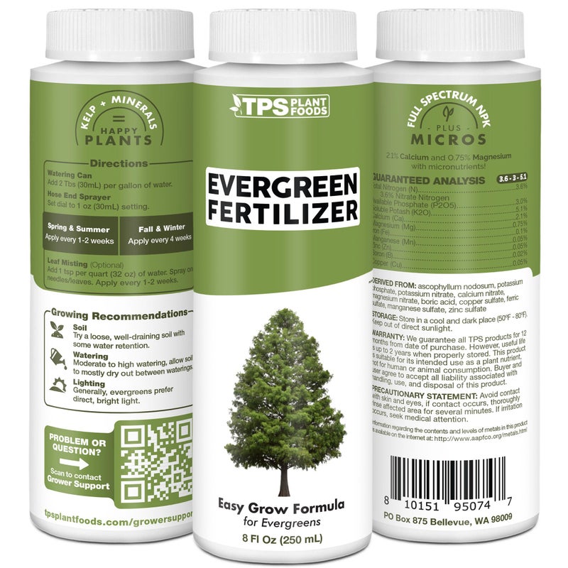 TPS NUTRIENTS Evergreen Tree Fertilizer for All Conifer Trees and Shrubs, Liquid Plant Food, 32 oz (1 Quart) - Image 5