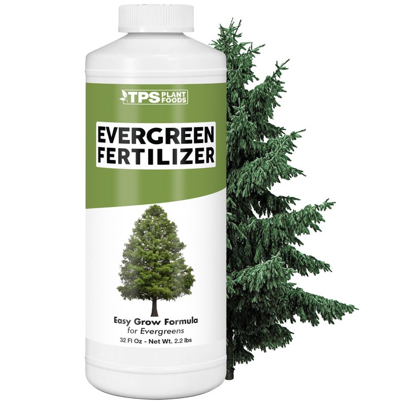 TPS NUTRIENTS Evergreen Tree Fertilizer for All Conifer Trees and Shrubs, Liquid Plant Food, 32 oz (1 Quart) - Image 1