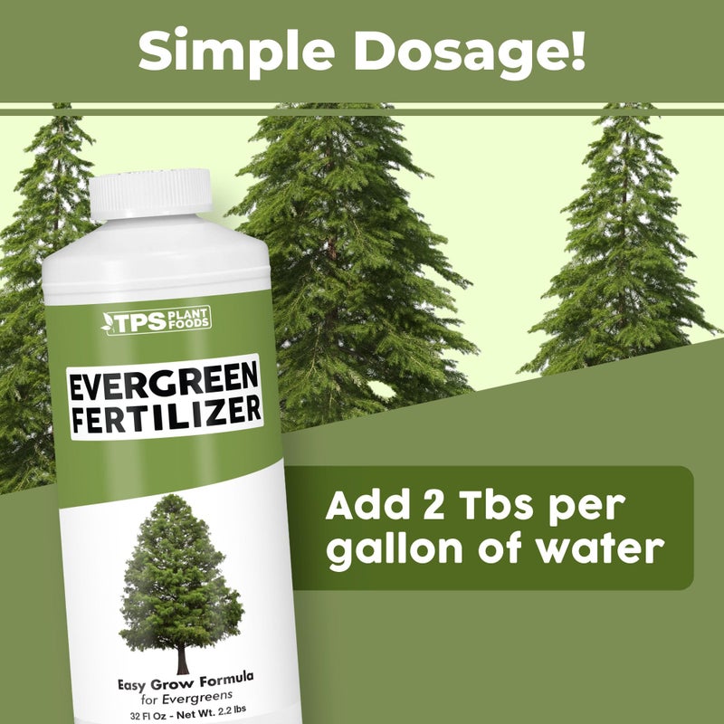 TPS NUTRIENTS Evergreen Tree Fertilizer for All Conifer Trees and Shrubs, Liquid Plant Food, 32 oz (1 Quart) - Image 3