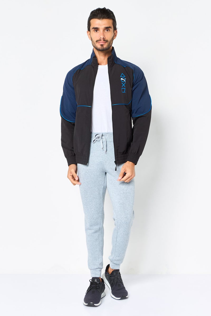 PUMA جاكيت تدريب طويل الأكمام للرجال من بلاي ستيشن وبوما، متعدد الألوان - Image 3