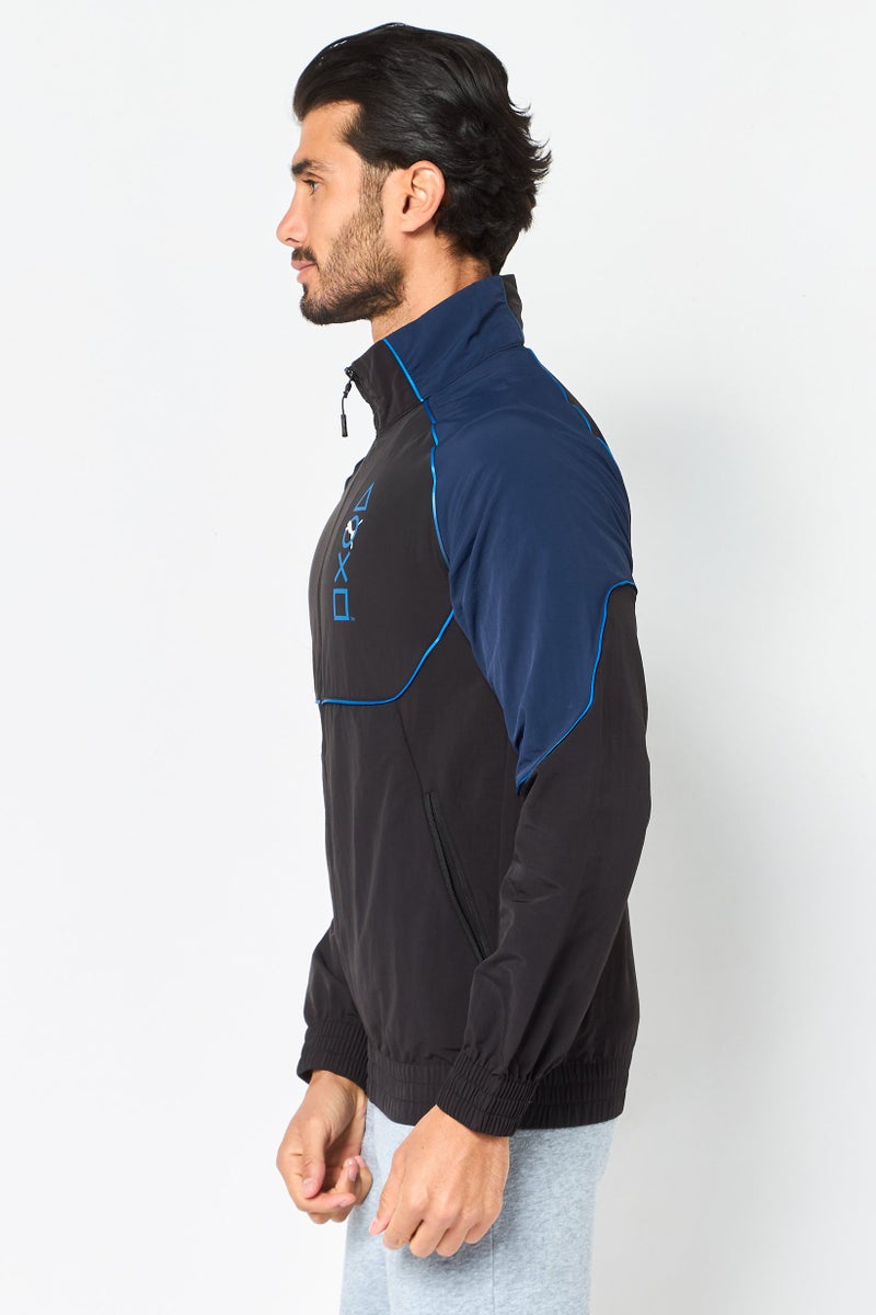 PUMA جاكيت تدريب طويل الأكمام للرجال من بلاي ستيشن وبوما، متعدد الألوان - Image 2