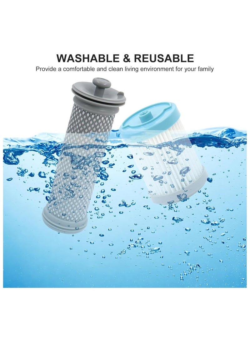 Generic - Cordless Vacuum Filter Replacement Kit for Tineco A10/ A11 Hero A10/A11 Master and for PURE ONE S11 for PWRHERO11 Snap Cordless Vacuum Cleaner 4 Pre Filters 2 HEPA Filter - Image 1