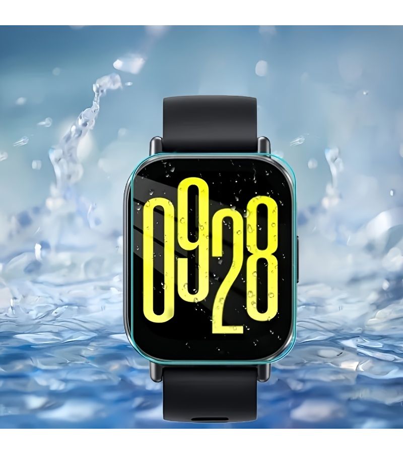 حامي شاشة من الزجاج المقسّى (عدد 2) لساعة Xiaomi Redmi Watch 5 Lite - مقاوم للخدوش، خالٍ من الفقاعات، سهل التركيب. - Image 5