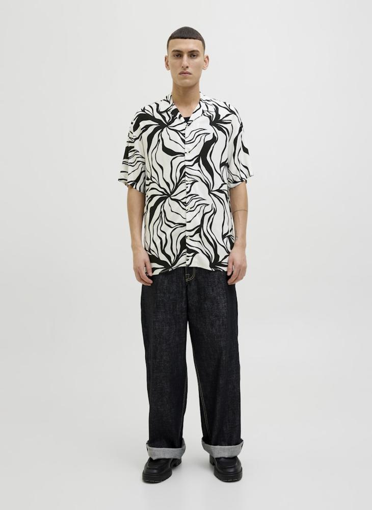 JACK & JONES Aop Back Print Regular Fit Shirt - Image 4