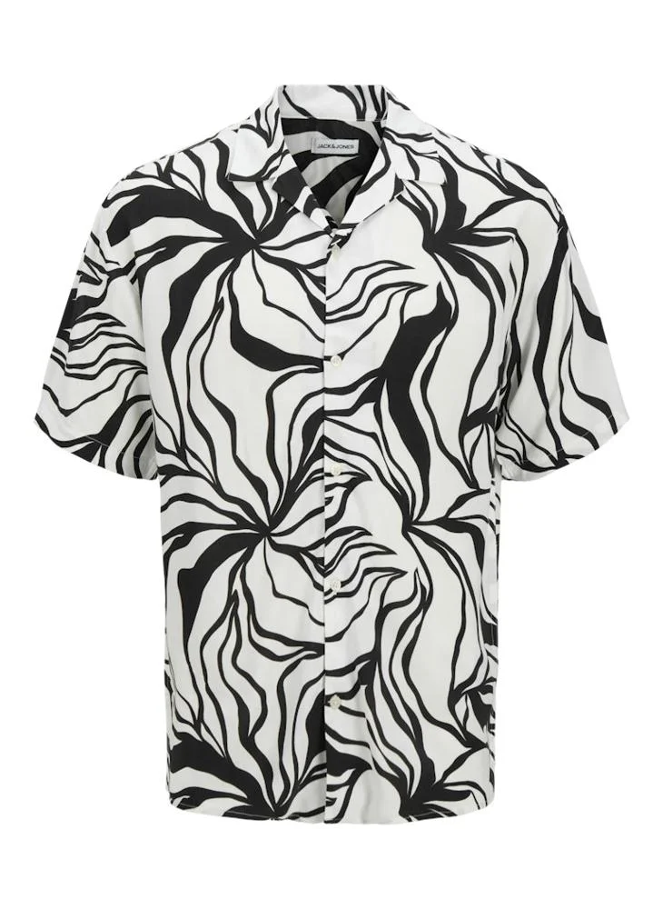 JACK & JONES  Aop Back Print Regular Fit Shirt for Men | Best Price UAE