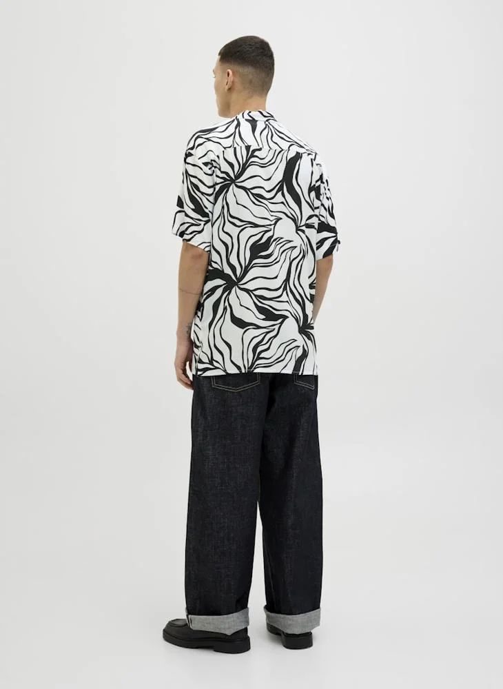JACK & JONES Aop Back Print Regular Fit Shirt