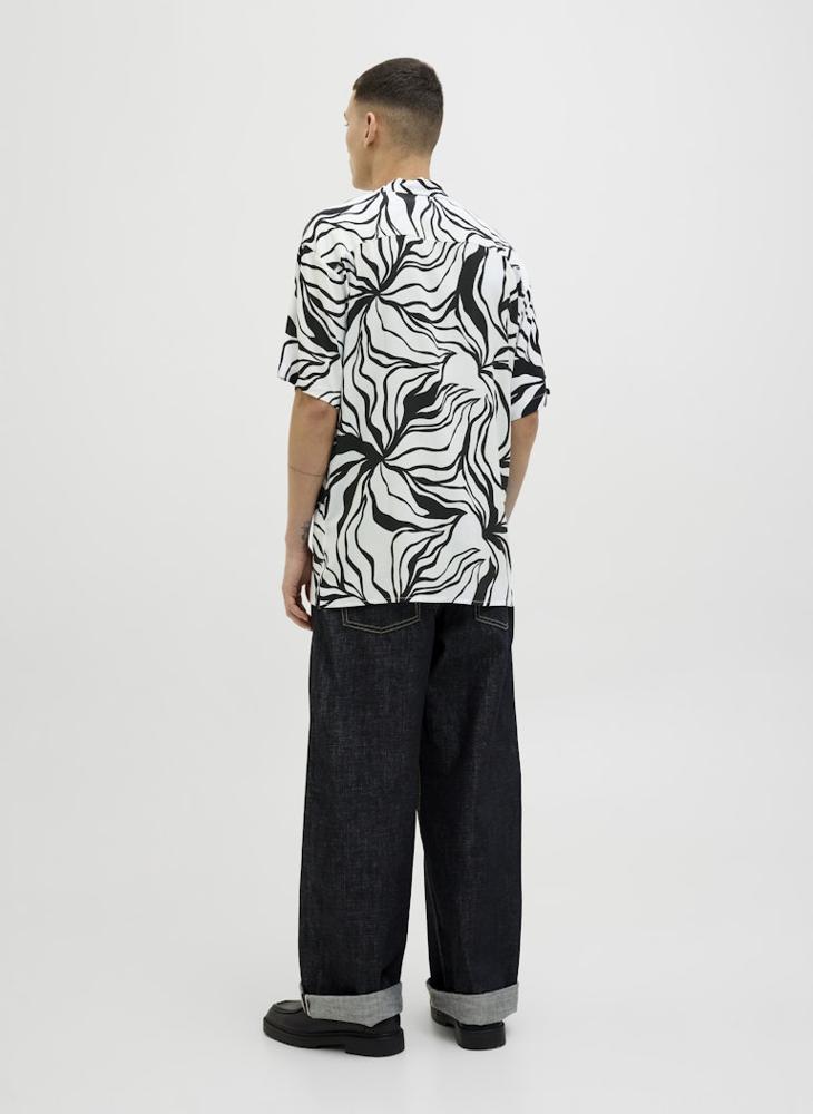 JACK & JONES Aop Back Print Regular Fit Shirt - Image 2