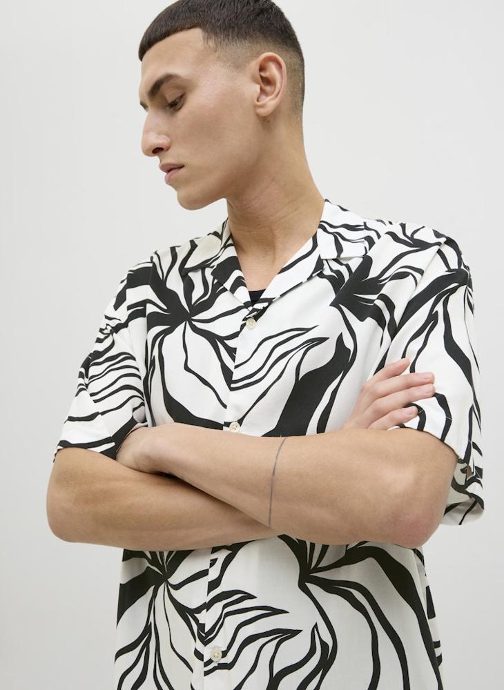 JACK & JONES Aop Back Print Regular Fit Shirt - Image 1