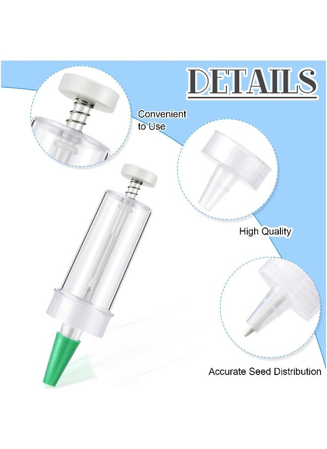 Generic Mini Sowing Seed, Dispenser Sower Small Seed Spreader Manual Handheld Seed Planter Mini Hand Spreader Garden Seed Planter for Carrot Lettuce Grass Spinach Seed Etc  - Image 3