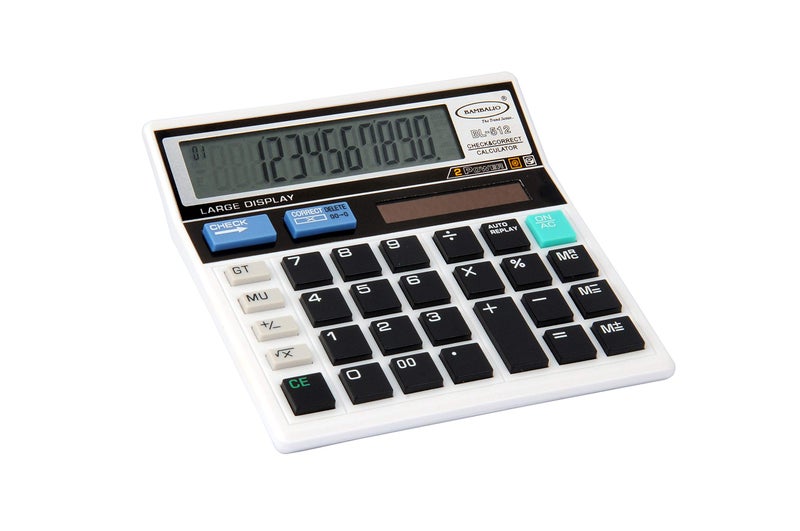 Bambalio 12 Digits BL-512W Electronic Calculator - Blister Pack, 3 Years Warranty - Image 4