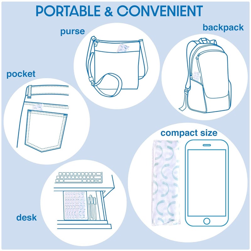 Handy Basix XL Full Coverage Disposable Toilet Seat Covers for Kids, Adults & Potty Training, Waterproof, 20 Pcs - Single Wrapped (Curves) - Image 4
