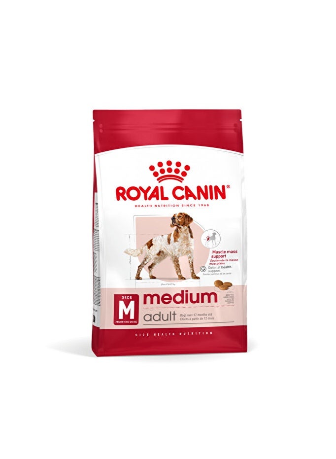 رويال كانين طعام جاف للكلاب البالغة متوسطة الحجم من رويال كانين، 4 كجم - Image 1