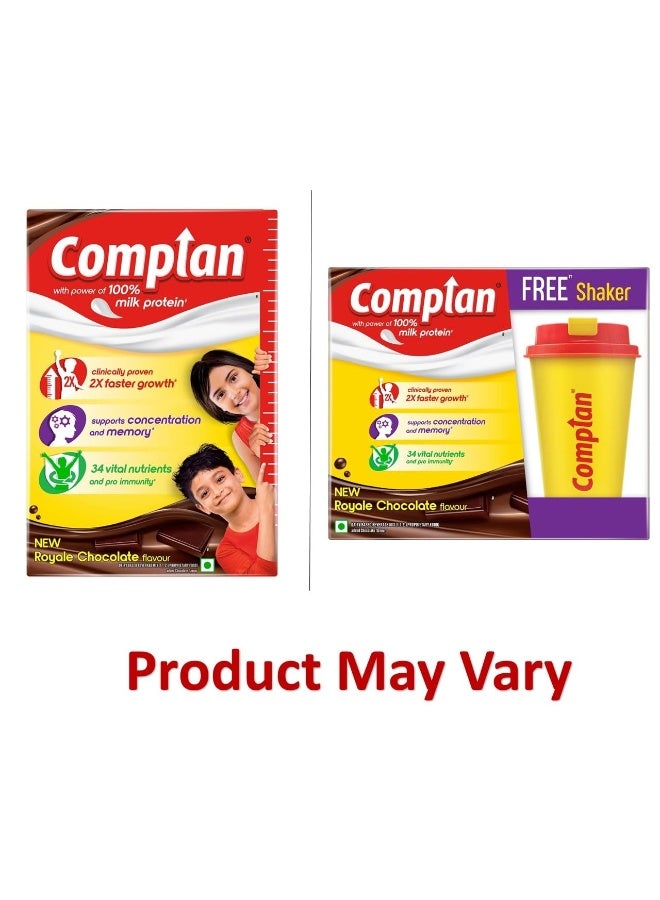 Complan Nutrition Drink Powder for Children, Royale Chocolate Flavour, 500 grams Carton|Nutrition Drink for kids with protein & 34 vital nutrients, 1 count - Image 2
