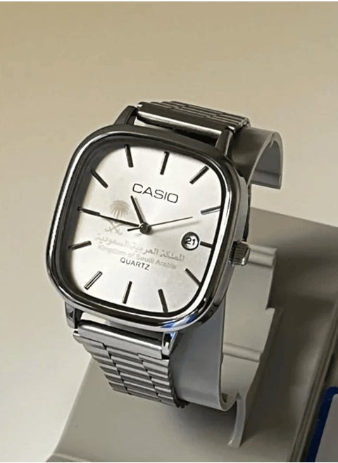 Casio LTP Watch with Silver Kingdom Emblem