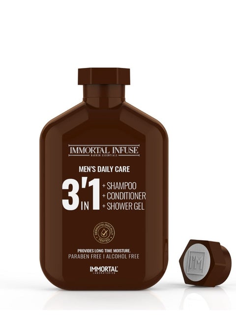 Immortal Infuse 3 in1 Daily Care Shampoo for Men 500 ml