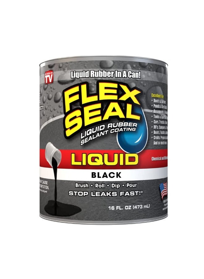Flex Seal Liquid Large 16oz (Black)  - Image 1