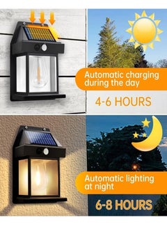 JAJEEK Solar Interaction Wall Lamp – Wireless Waterproof LED Wall Sconce with Motion Sensor & Dusk-to-Dawn Auto On/Off – 3 Smart Lighting Modes – Solar-Powered Outdoor & Indoor Light for Garden, Porch, Garage, Patio, Fence, Entryway – Energy-Efficient – White  - Image 5