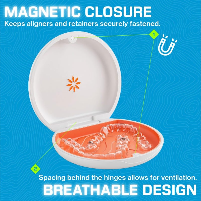 INVISALIGN Aligner and Retainer Case, White - Image 3