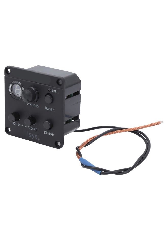 Dilwe Acoustic Guitar Pickup, Guitar Pickup Onboard Preamp Equalizer with User Manual EQ Glued to Sound Hole - Image 3