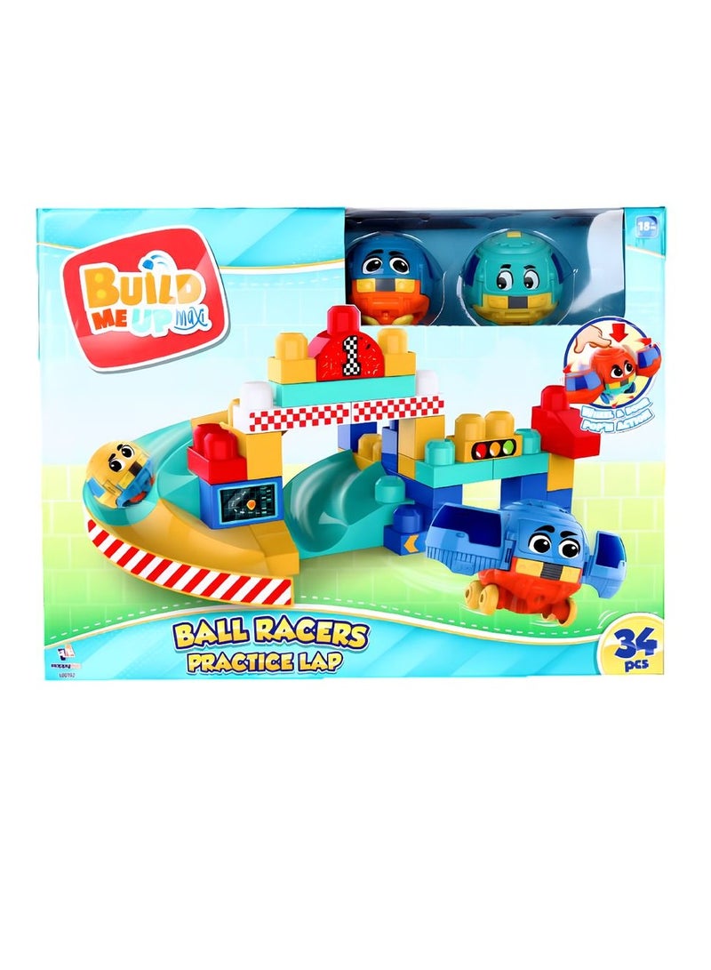 مكعبات تسابق الكرات 34 قطعة - 650192 - Image 1