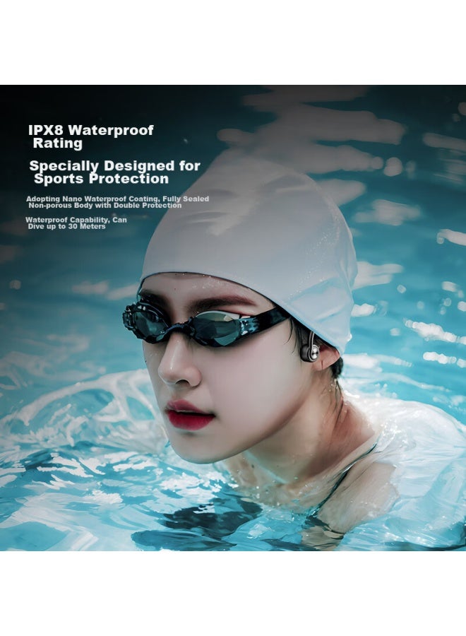 Essonio Italian Brand Swim [sports Machine] Bone Conduction Bluetooth Headphones, Open-style Non-in Memory, Swimming Wireless Sports Running Waterproof, Suitable For Huawei And Apple - Image 1