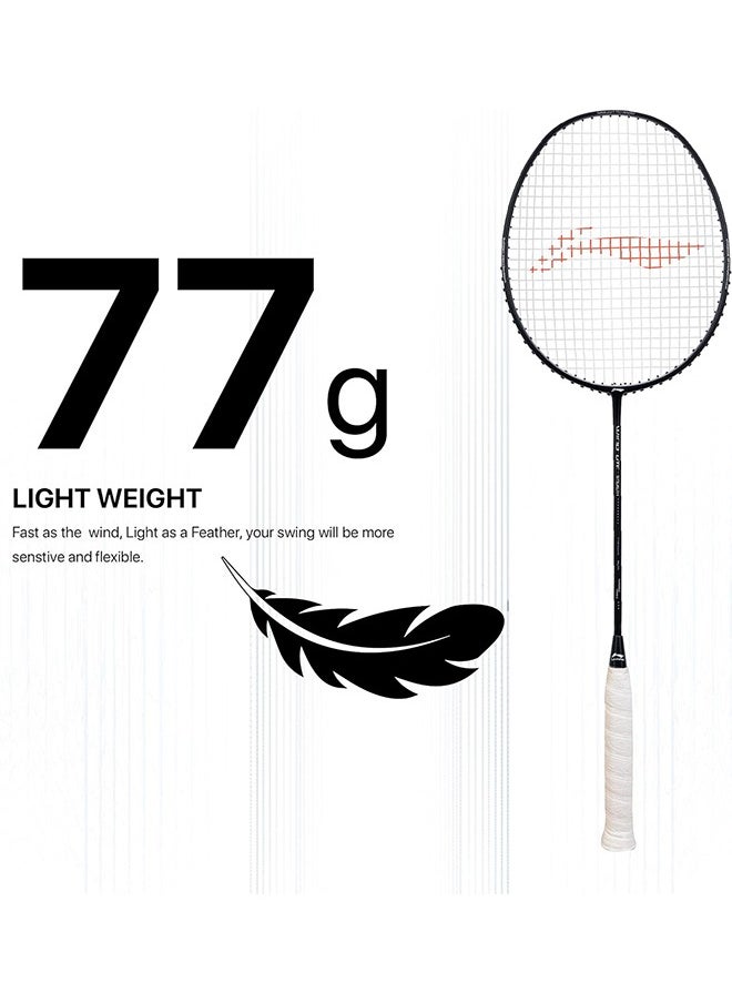 Wind Lite Stealth Badminton Racket - Black/Charcoal/Bluish Blue (Strung) - pzsku/Z111081E7B6FD9D6D2363Z/45/_/1695966514/b576f183-227c-4322-a880-dc1844018958