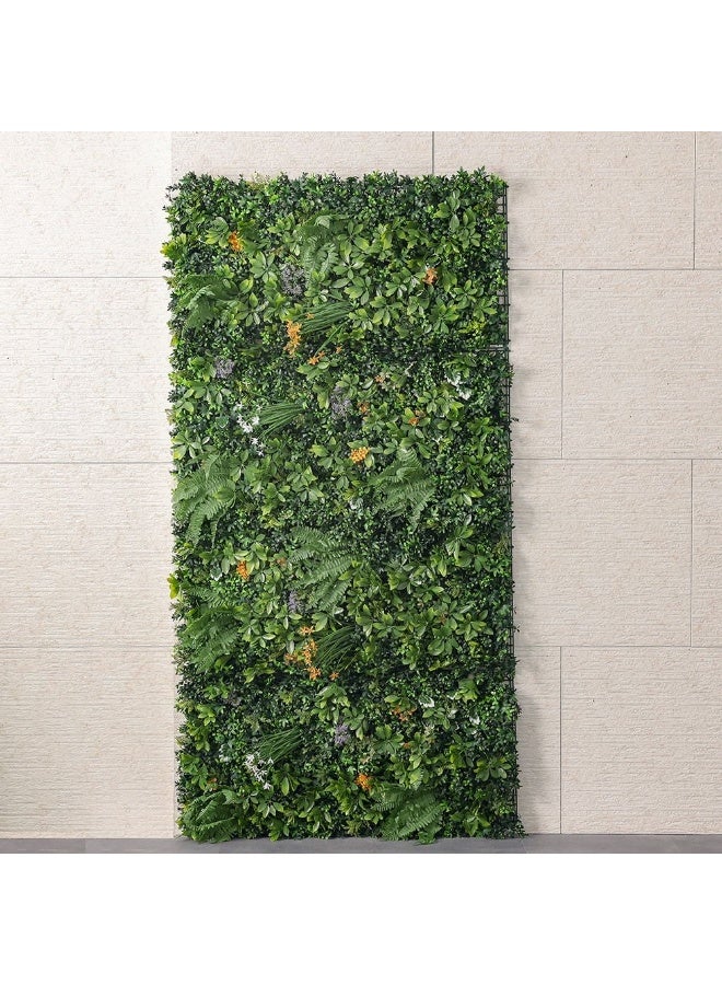 DANUBE HOME سياج صناعي - ضوء السفر 100x200 سم | شاشة خصوصية واقعية خضراء من البولي إيثيلين للحديقة، الفناء والساحة | مقاوم للعوامل الجوية وسهل الصيانة | ضمان لمدة سنة واحدة - Image 1