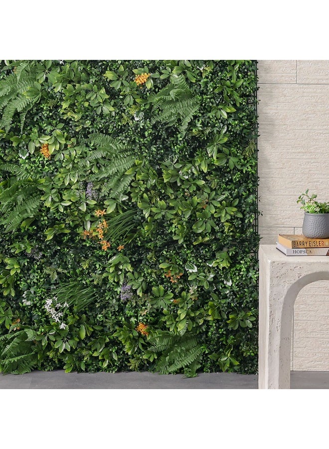 DANUBE HOME سياج صناعي - ضوء السفر 100x200 سم | شاشة خصوصية واقعية خضراء من البولي إيثيلين للحديقة، الفناء والساحة | مقاوم للعوامل الجوية وسهل الصيانة | ضمان لمدة سنة واحدة - Image 4