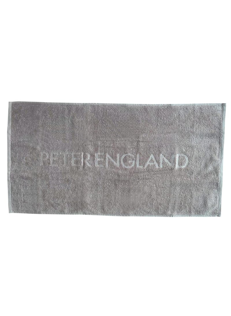 Peter England Peter England Bath Towel Wipe 90cm X 48cm Pack of 1 Cobble Stone  - Image 1