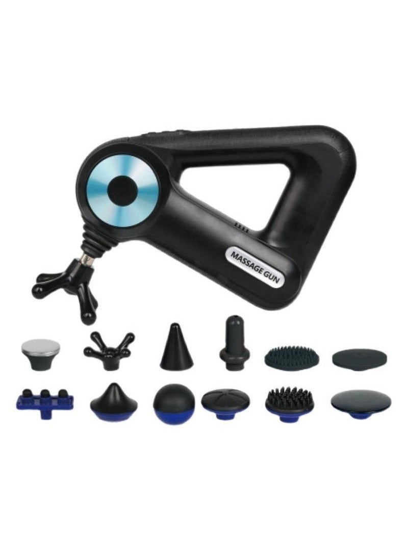 TIGER Deep Tissue Massage Gun for Back, Neck & Muscle Pain Relief – Powerful Percussion Massager with Multiple Speed Levels & Interchangeable Heads – Quiet, Portable & Rechargeable for Home, Gym & Office Use – Handheld Electric Massager for Quick Recovery & Relaxation - Image 5