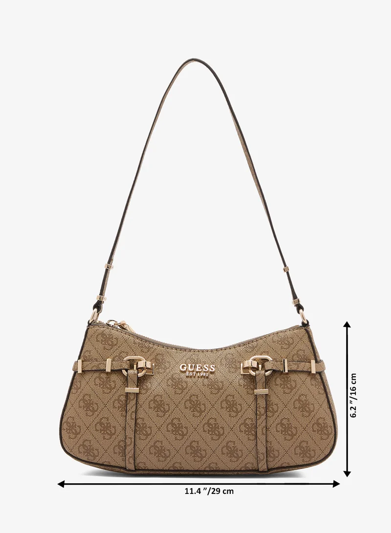 Guess  Leona Logo Shoulder Bag for Women | Best Price UAE