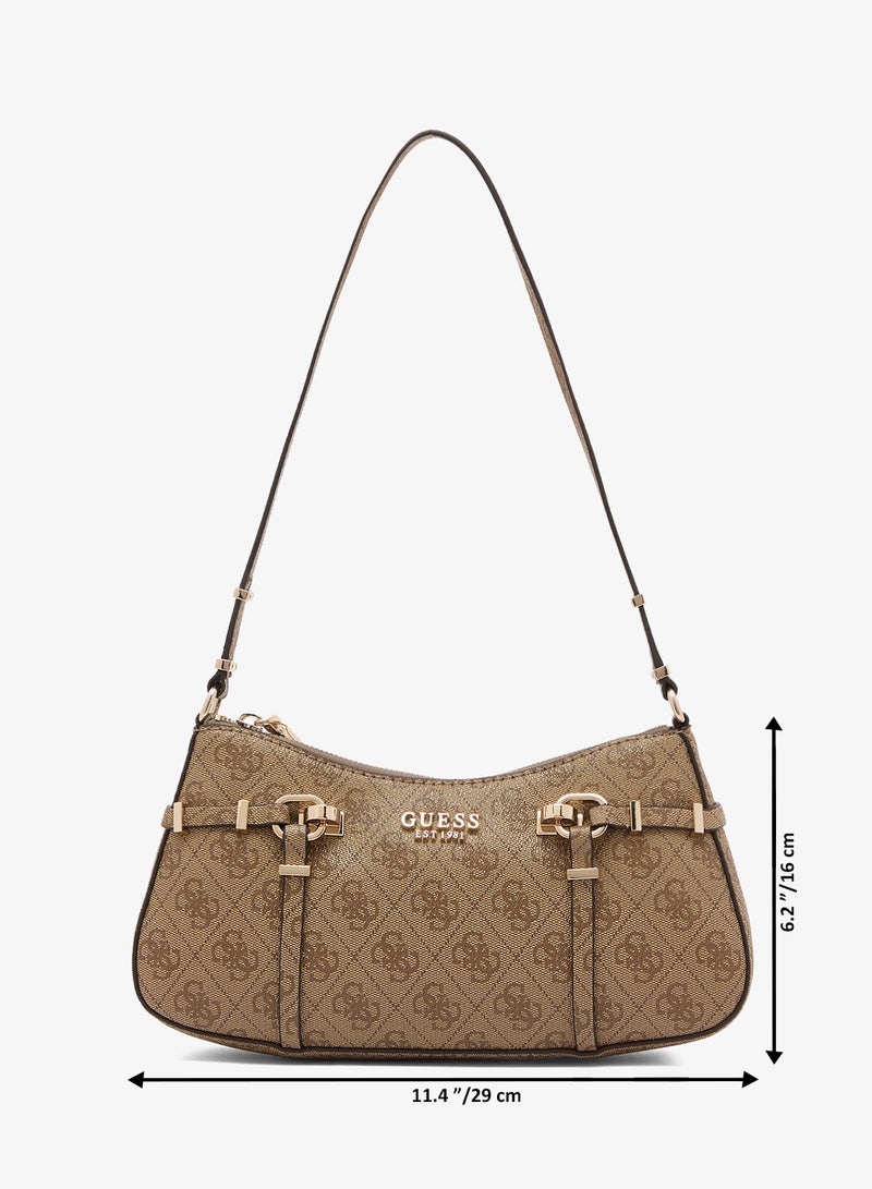 GUESS Leona Logo Shoulder Bag - Image 5