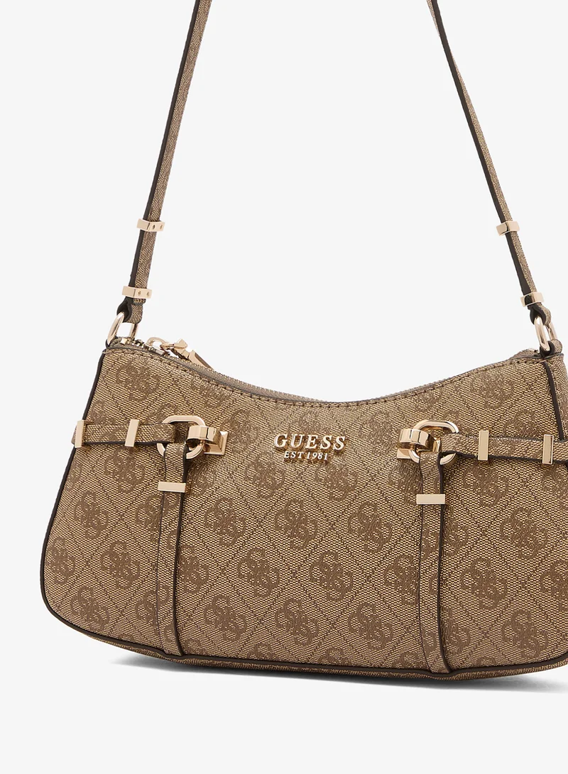 Guess  Leona Logo Shoulder Bag for Women | Best Price UAE